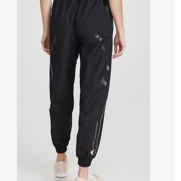 adidas by Stella McCartney Grey Recycled Nylon Sport Pants Joggers XS - Picture 5 of 7